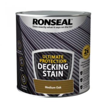 Ultimate Protection Decking Stain 2.5L - Medium Oak Ultimate Protection Decking Stain 2.5L - Medium Oak