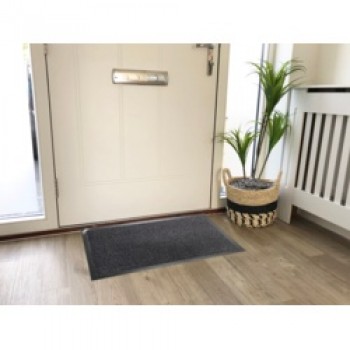Dirt Guard Cotton Barrier Doormat 50 x 80cm - Anthracite Dirt Guard Cotton Barrier Doormat 50 x 80cm - Anthracite