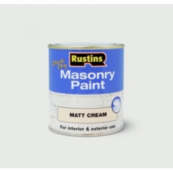 Masonry Paint 500ml - Cream Masonry Paint 500ml - Cream