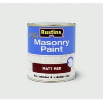 Masonry Paint 250ml - Red