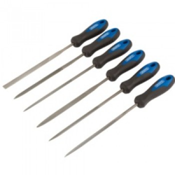 140mm Soft Grip Needle File - 6 Piece