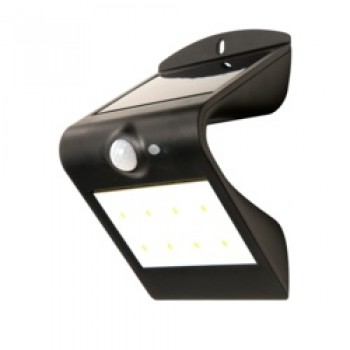 Solar Guardian PIR Wall Light - Black Solar Guardian PIR Wall Light - Black