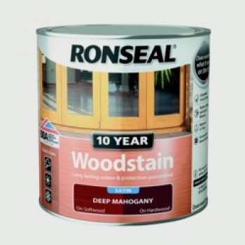 10 Year Woodstain Satin 750ml - Deep Mahogany 10 Year Woodstain Satin 750ml - Deep Mahogany