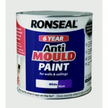 6 Year Anti Mould Paint 2.5L - White Matt 6 Year Anti Mould Paint 2.5L - White Matt