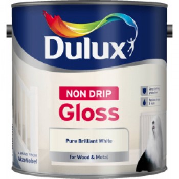 Non Drip Gloss 2.5L - Pure Brilliant White Non Drip Gloss 2.5L - Pure Brilliant White