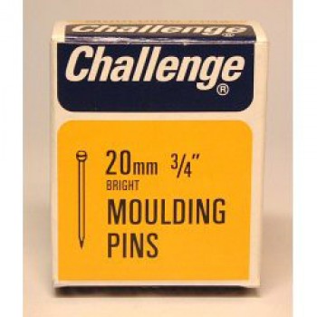 Moulding Pins (Veneer Pins) - Bright Steel (Box Pack) - 20mm Moulding Pins (Veneer Pins) - Bright Steel (Box Pack) - 20mm