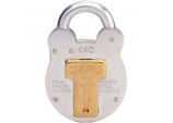 4-Lever Galvanised Steel - Old English Padlock - 50mm