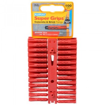 Red Super Grips Fixings - 100 Pack Red Super Grips Fixings - 100 Pack