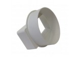 Adapter Rectangle/Round Male - 4/100mm/110x54mm