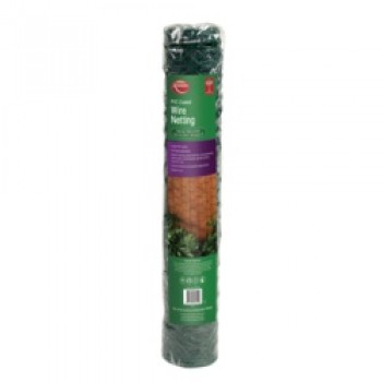 PVC Coated Wire Netting - 50mm x 10m x 0.5m
