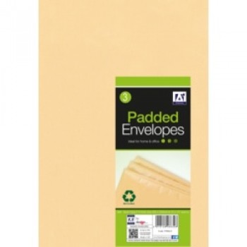 Padded Brown Envelopes - 240 x 345 Pack 3 Padded Brown Envelopes - 240 x 345 Pack 3