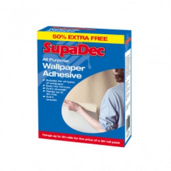 All Purpose Wallpaper Adhesive - up to 20 Rolls All Purpose Wallpaper Adhesive - up to 20 Rolls