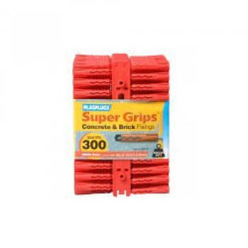 Super Grips Fixings - Red - 300 Pack Super Grips Fixings - Red - 300 Pack
