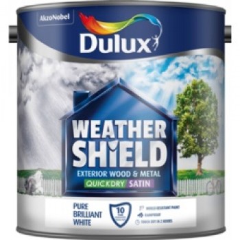 Weathershield Quick Dry Satin 2.5L - Pure Brilliant White